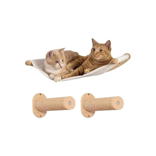 DFJOENVLDKHFE Katzenparadies: Gemütliches Hängebett – perfekt for erholsame Nickerchen und Spielzeit, erweitert die Aktivitäts- und Komfortzone Ihres Katzenfreundes(Cat Bed Set) von DFJOENVLDKHFE