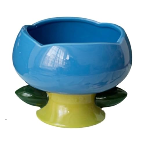 Funktioneller und Bezaubernder Katzennapf aus Keramik for vielseitige Fütterungsbedürfnisse(A-Blue Bowl) von DFJOENVLDKHFE
