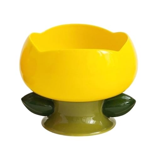 Funktioneller und Bezaubernder Katzennapf aus Keramik for vielseitige Fütterungsbedürfnisse(A-Yellow Bowl) von DFJOENVLDKHFE