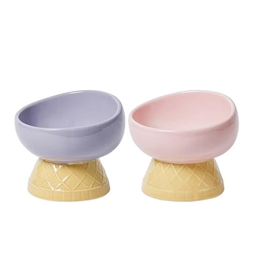 Funktioneller und Bezaubernder Katzennapf aus Keramik for vielseitige Fütterungsbedürfnisse(Purple and pink) von DFJOENVLDKHFE