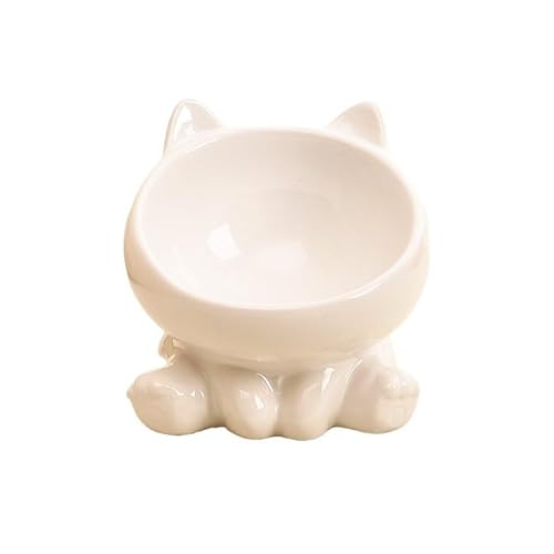 Funktioneller und Bezaubernder Katzennapf aus Keramik for vielseitige Fütterungsbedürfnisse(WHITE) von DFJOENVLDKHFE