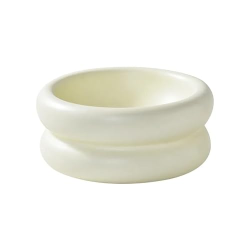 Funktioneller und Bezaubernder Katzennapf aus Keramik for vielseitige Fütterungsbedürfnisse(White double layer) von DFJOENVLDKHFE