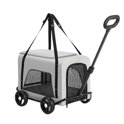 Großer Outdoor-Haustier-Kinderwagen For Katzen Und Hunde. Kleiner Und Mittelgroßer Hunde-Haustier-Kinderwagen. Leichter Katzen- Und Hunde-Kinderwagen. Zusammenklappbarer Haustier-Kinderwagen, Universa von DFJOENVLDKHFE