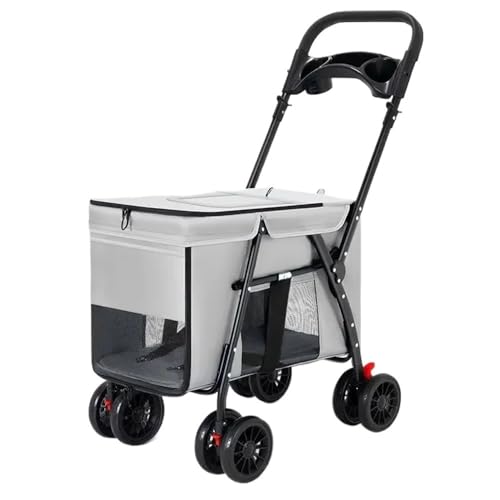 Großer Outdoor-Haustier-Kinderwagen For Katzen Und Hunde. Kleiner Und Mittelgroßer Hunde-Haustier-Kinderwagen. Leichter Katzen- Und Hunde-Kinderwagen. Zusammenklappbarer Haustier-Kinderwagen, Universa von DFJOENVLDKHFE