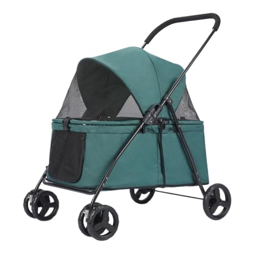 Großer Outdoor-Haustier-Kinderwagen for Katzen und Hunde. Kleiner und mittelgroßer Hunde-Haustier-Kinderwagen. Leichter Katzen- und Hunde-Kinderwagen. Zusammenklappbarer Haustier-Kinderwagen, Universa von DFJOENVLDKHFE