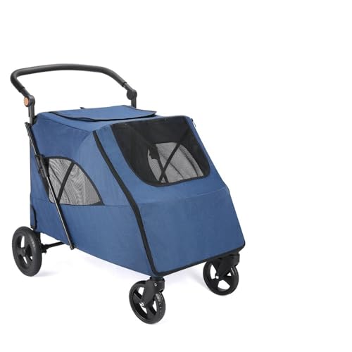 Großer Outdoor-Haustier-Kinderwagen for Katzen und Hunde. Kleiner und mittelgroßer Hunde-Haustier-Kinderwagen. Leichter Katzen- und Hunde-Kinderwagen. Zusammenklappbarer Haustier-Kinderwagen, Universa von DFJOENVLDKHFE