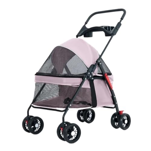 Großer Outdoor-Haustier-Kinderwagen for Katzen und Hunde. Kleiner und mittelgroßer Hunde-Haustier-Kinderwagen. Leichter Katzen- und Hunde-Kinderwagen. Zusammenklappbarer Haustier-Kinderwagen, Universa von DFJOENVLDKHFE