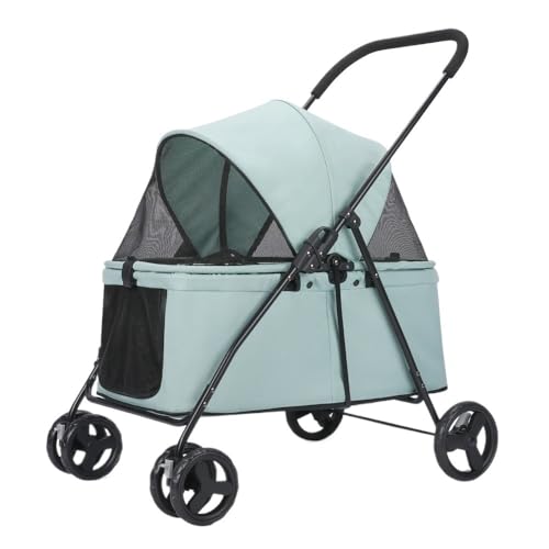 Großer Outdoor-Haustier-Kinderwagen for Katzen und Hunde. Kleiner und mittelgroßer Hunde-Haustier-Kinderwagen. Leichter Katzen- und Hunde-Kinderwagen. Zusammenklappbarer Haustier-Kinderwagen, Universa von DFJOENVLDKHFE