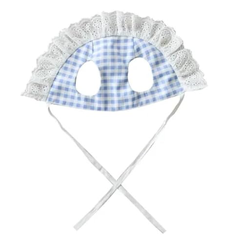 Verstellbare Hundemütze, süße und praktische Hundemütze for den täglichen Gebrauch im Freien, Hüte for Hunde for kleine und mittelgroße Hunde(Blue Hat,XL) von DFJOENVLDKHFE