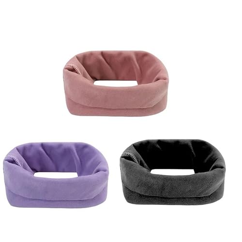 DFJOENVLDKHFE Verstellbare Hundemütze, süße und praktische Hundemütze for den täglichen Gebrauch im Freien, Hüte for Hunde for kleine und mittelgroße Hunde(Pink Purple Black,L) von DFJOENVLDKHFE