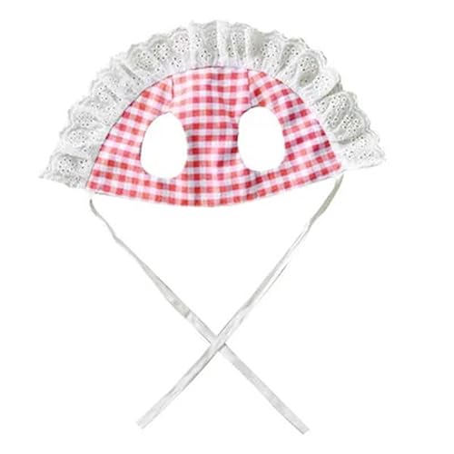 Verstellbare Hundemütze, süße und praktische Hundemütze for den täglichen Gebrauch im Freien, Hüte for Hunde for kleine und mittelgroße Hunde(Red Hat,XL) von DFJOENVLDKHFE