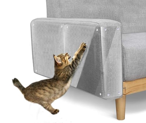 Kratzschutz Sofa Katze - 12 Pack Katzen Kratzschutz Sofa - Katze Kratzschutz - Kratzschutz Tür - Sofaschutz Kratzfolie für Katze,Guards Pads für Sofa Möbel Tür Kratzschutz von DFLLLO