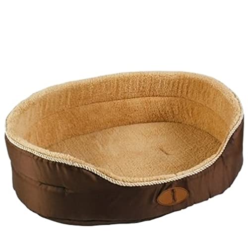 DGOINGPI Hundebett Große Größe, extra großes Hundebett, Haus, Sofa, Zwinger, weiches Fleece, Haustier, Hund, Katze, warmes Bett, S-XL Katzenbett(Coffee,M) von DGOINGPI