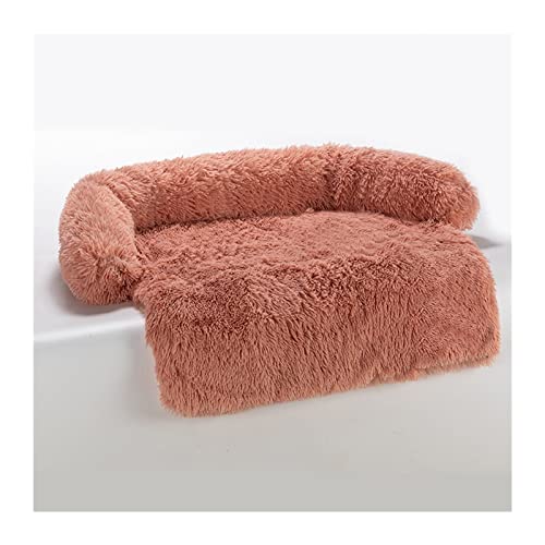 DGOINGPI Hundebett Große Hundehausmatte für den Winter, warmes Katzenbett, waschbare Hundekissendecke Katzenbett(Pink-YJ,L) von DGOINGPI