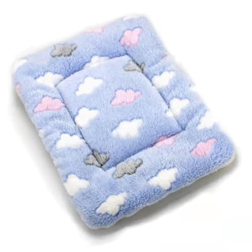 DGOINGPI Hundebett Haustier-Decke, weich, verdickt, Fleece-Pad, Bettmatte für Welpen, Hund, Katze, Sofakissen, Zuhause, Teppich, warm Katzenbett(A,40X60cm) von DGOINGPI