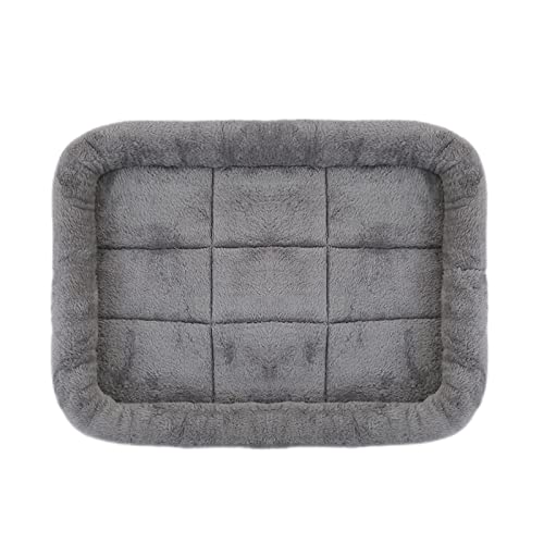 DGOINGPI Hundebett Hundebett Matte Betten für Hunde Katze Haustier Schlaf Beruhigendes Pad Katze Hundebett Kissen Heimtierbedarf Katzenbett(Dog Cushion A,M (60X45CM)) von DGOINGPI