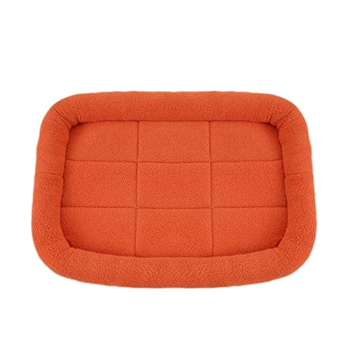 DGOINGPI Hundebett Hundebett Matte Betten für Hunde Katze Haustier Schlaf Beruhigendes Pad Katze Hundebett Kissen Heimtierbedarf Katzenbett(Dog Cushion K,S (45X35CM)) von DGOINGPI