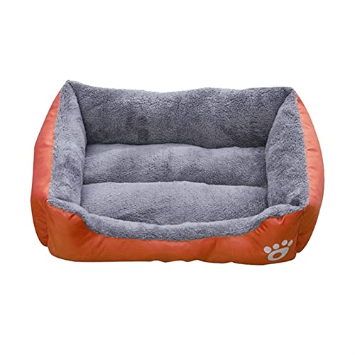 DGOINGPI Hundebett Weiches Sofa-Hundebetten, wasserdichtes unteres Fleece, warmes Bett für große Hunde, Plus Größe, weiches Haustierbett, Katzenbett Katzenbett(BC0465-6,45X35X13CM) von DGOINGPI