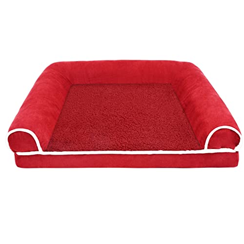 DGOINGPI Hundebett Zwinger Katzennest Winterwarmes Schwammkissen Schlafsofa Vier Jahreszeiten Universal-Hundebett Katzenbett(GWF004,L 75x50x12cm) von DGOINGPI