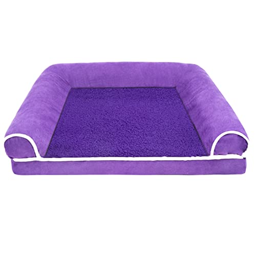 DGOINGPI Hundebett Zwinger Katzennest Winterwarmes Schwammkissen Schlafsofa Vier Jahreszeiten Universal-Hundebett Katzenbett(GWF007,L 75x50x12cm) von DGOINGPI