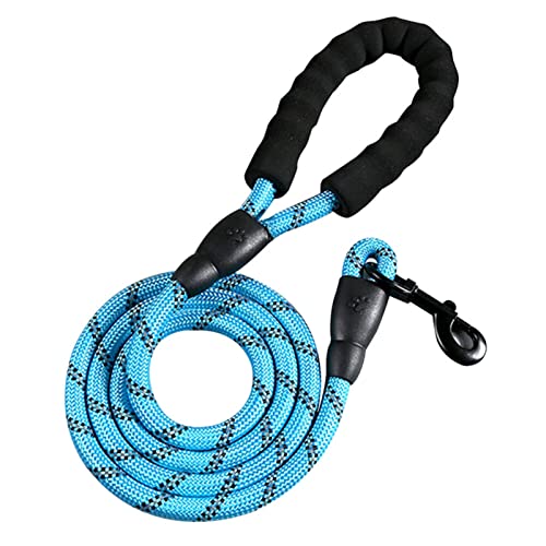 Hundeleine 2/1,5/1,2 M Nylon Hundeleinen Zugseil Welpen Walking führt Heimtierbedarf Schleppleine für Hunde(Blue,300x0.8CM) von DGOINGPI