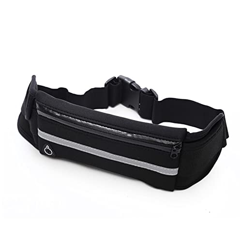 Hundeleine Freihändige Hundeleine mit Tasche Reflektierende Hunde Traktionsseil Hüfttaschen Pet Running Schleppleine für Hunde(Black) von DGOINGPI