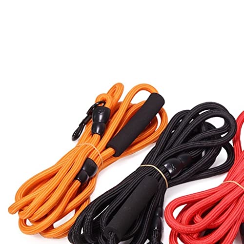 Hundeleine Haustierleinen Hundesichere Leine Seiltrainingsleinen für Haustierhundeleine Super lang 5M / 10M Schleppleine für Hunde(1X1000cm,Orange) von DGOINGPI