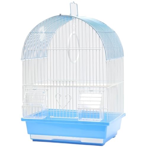 Vogelkäfig Für Vögel Metall-Vogelkäfig Für Kleine Vögel, Nymphensittiche, Turteltauben, Finken, Kanarienvögel, Sittiche, Voliere, Wellensittiche Vogelkäfig Vogelhaus(Blue) von DGSYUAN