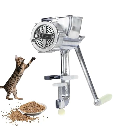 Pellet-Herstellungsmaschine für Hunde und Katzen, manuelle Tierfutter-Pellet-Herstellungsmaschine, manuelle Tierfutter-Verarbeitungswerkzeuge, Tierfuttermaschine für Fische, Vögel, Katzen, Kaninchen, von DHliIQQ