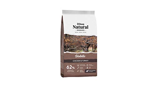 DIBAQ NATURAL MOMENTS Dietetic Hühner- und Truthahnfutter für erwachsene Hunde mit Übergewicht oder Gewichtskontrolle, 100 % natürliche Inhaltsstoffe, 3 kg von DIBAQ NATURAL MOMENTS