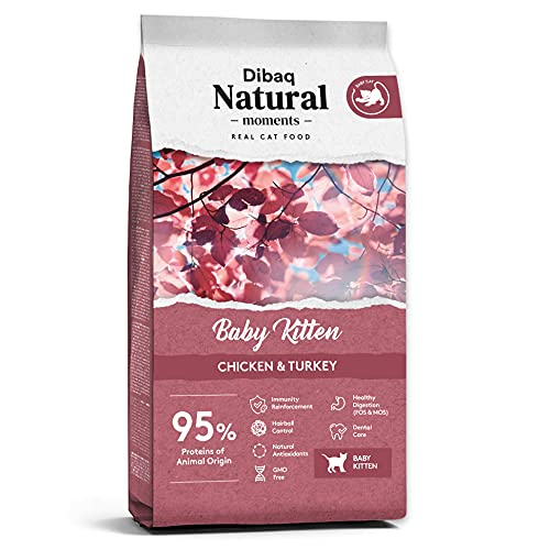 Dibaq Natural Moments: Katzenfutter Huhn und Reis - speziell für Welpen mit 100 % natürlichen Inhaltsstoffen - 2 kg von DIBAQ NATURAL MOMENTS