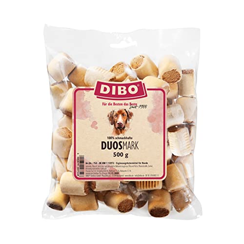 DIBO Duos-Mark, 500g-Beutel, Backwaren als gesunde, natürliche Ernährung für Hunde, Hundefutter, Barf, B.A.R.F., Leckerli, Hundekekse von DIBO