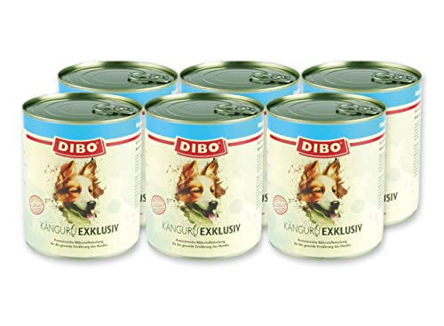 DIBO - EXKLUSIV KÄNGURU, 6 x 800g-Dose aus reinem Muskelfleisch – Single Protein, Qualität DIBO - EXKLUSIV KÄNGURU, 6 x 800g-Dose aus reinem Muskelfleisch – Single Protein, Qualität von DIBO