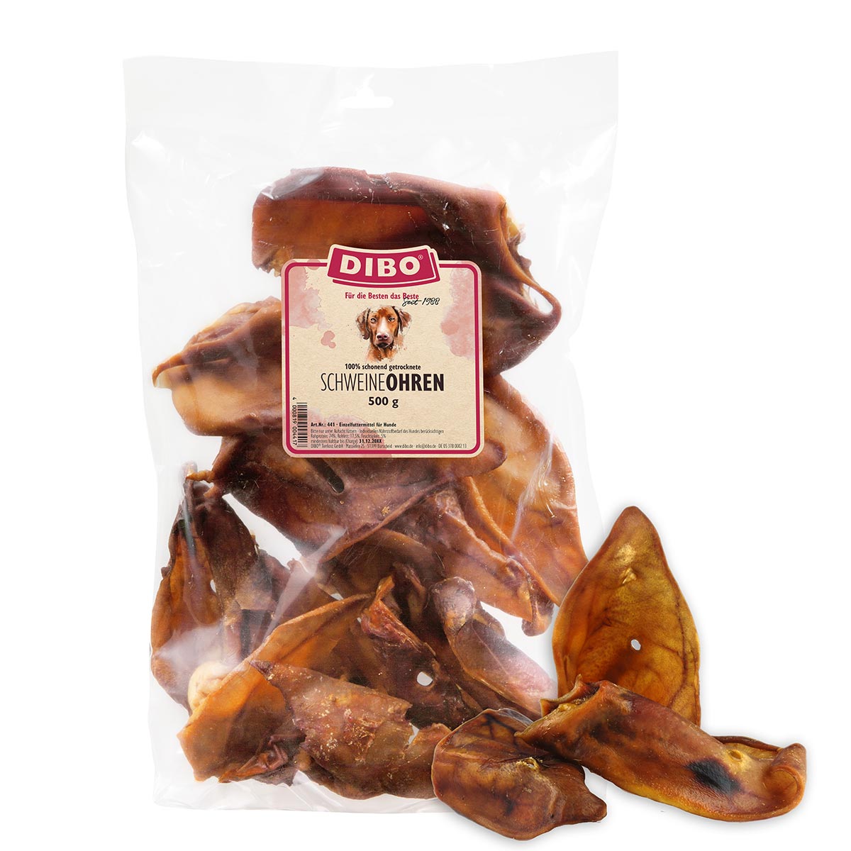 DIBO Schweineohren 500g von DIBO