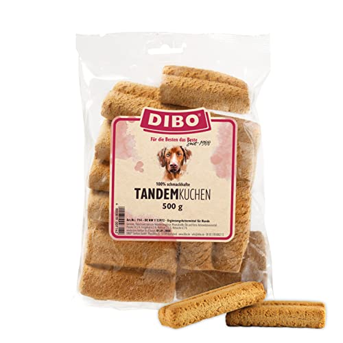 DIBO Tandem-Kuchen, 500g-Beutel, Backwaren als gesunde, natürliche Ernährung für Hunde von DIBO, Hundefutter, Barf, B.A.R.F., Leckerli, Hundekekse von DIBO