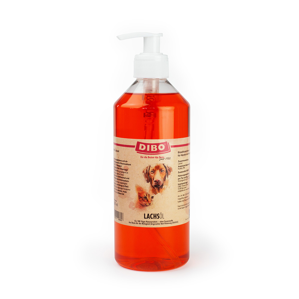 DIBO Lachsöl Hund - Sparpaket: 2 x 500 ml von DIBO