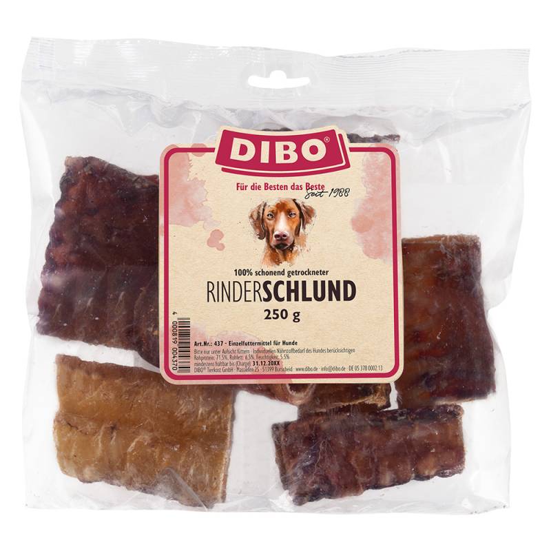 Dibo Premium Rinderschlund - Sparpaket: 5 x 250 g von DIBO