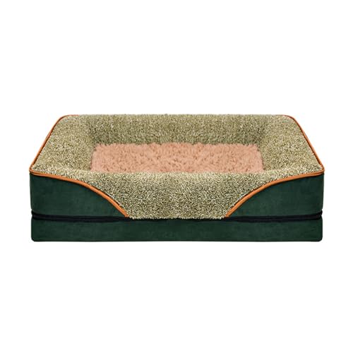 DIDILLX Haustierbett mit abnehmbarem Kissen, weicher Griff, schönes Bett, Hundekorb, Hundesofa, abnehmbares Kissennest von DIDILLX