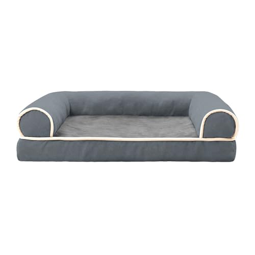 DIDILLX Haustierbett mit abnehmbarem Kissen, weicher Griff, schönes Bett, Hundekorb, Hundesofa, abnehmbares Kissennest von DIDILLX