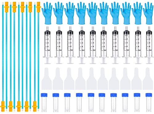 DIELLY 10 Set AI Künstliche Insemination Hundezucht Kit, Hundezucht Kit, Hund Insemination Züchter Kit, Einweg Hund Künstliche Insemination, Hundezuchtbedarf (11,8 Zoll) M von DIELLY