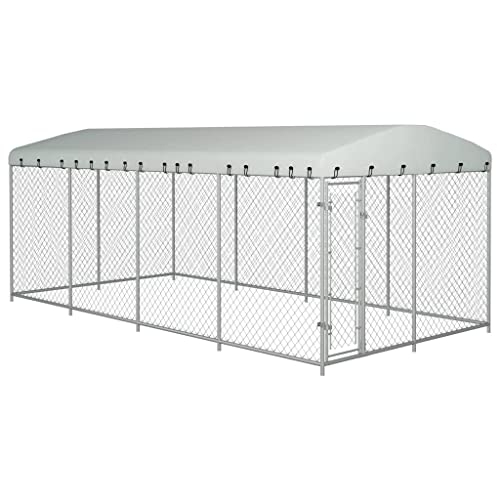 Hundehütte Outdoor mit Dach 8x4x2,3m von DIGBYS