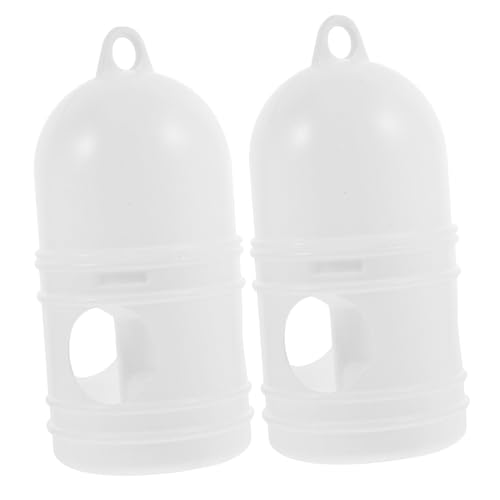 DIKACA 2 Stücke Trinkbrunnen Für Vogel Outdoor DIY Taube Wachtel Feeder Taube Wasser Dispenser Fütterung Wo Waterer Weiß Kunststoff DIKACA 2 Stücke Trinkbrunnen Für Vogel Outdoor DIY Taube Wachtel Feeder Taube Wasser Dispenser Fütterung Wo Waterer Weiß Kunststoff von DIKACA