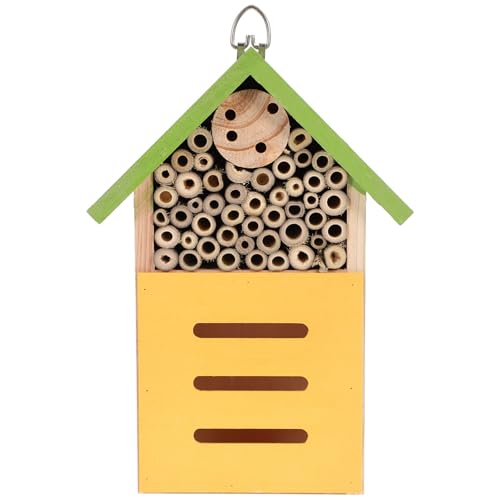 DIKACA Garten Insektenhaus Butter Fly House Shelter Hotel Häuser Hotelgarten Hölzerner Lebensraum Blockhaus Hotel Aus Holz Bienenstock Aus Holz Kriechkäfige Kabine Massivholz Tischler von DIKACA