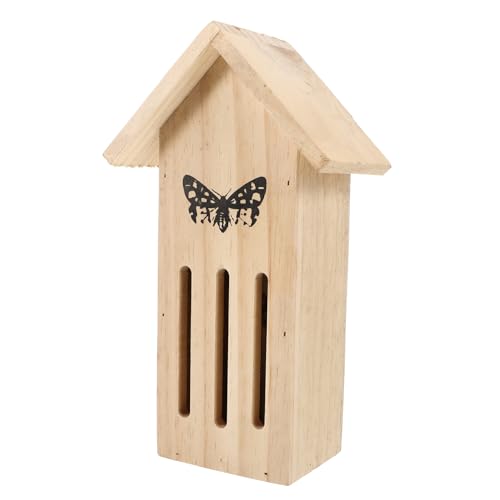 DIKACA Natürliche Schmetterling Lebensraum Decor Outdoor Hängen Feeder Holz Schmetterling für Garten von DIKACA