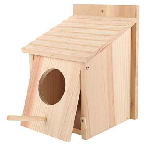 DIKACA Vogelkäfig aus Holz Fütterung klein im Freien wild Häuser vogelhaus Garten Nisthaus Vogelhäuschen für den Garten Vogelbrutnest Vogel Nistkäfig Vogelnisthaus Metall DIKACA Vogelkäfig aus Holz Fütterung klein im Freien wild Häuser vogelhaus Garten Nisthaus Vogelhäuschen für den Garten Vogelbrutnest Vogel Nistkäfig Vogelnisthaus Metall von DIKACA