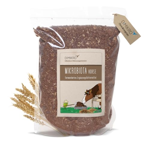 Ergänzungsfutter für Pferde - fermentiert - Mikrobiota Horse - natürlich und verträglich (3 kg) von DIMIKRO