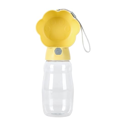 DIMITU 530 ml Wasserflasche für Hunde, zum Ausgehen, für Spaziergänge, Reiseflasche, auslaufsicher, Hundewasser-Trinkflasche, Wasserbehälter von DIMITU