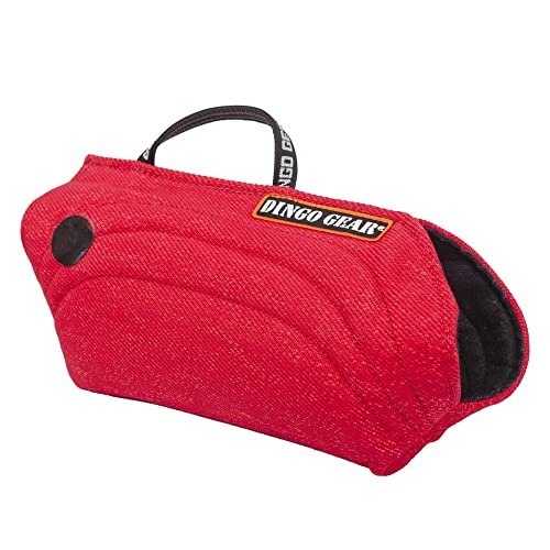 Dingo Gear Atos Nylcot Beißmanschette mit Griff, für Hundetraining, Rot S00550 von DINGO GEAR WWW.DINGOGEAR.COM 1977