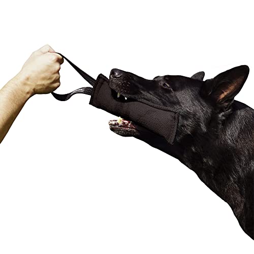 Dingo Gear Baumwolle-Nylon Beißwurst für Hundetraining IGP IPO Obiedence Schutzhund Hundesport 28 x 7 cm 1 Griff Schwarz S00073 von DINGO GEAR WWW.DINGOGEAR.COM 1977