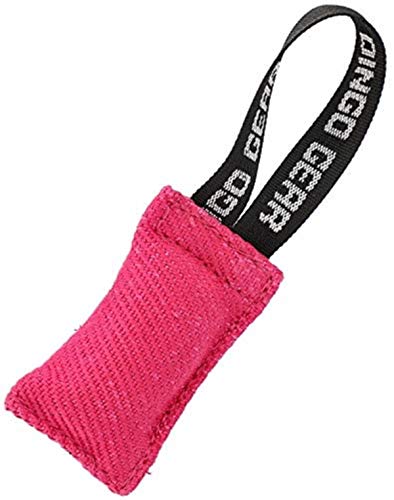 Dingo Gear Baumwolle-Nylon Mini Beißwurst für Hundetraining 10 x 5 cm Mini Rosa S00306 von DINGO GEAR WWW.DINGOGEAR.COM 1977